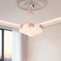 Lustre créatif artistique bulle de designer nordique 2026, en fer et acrylique, réglable en hauteur, multi-têtes LED, pour salon