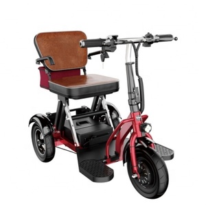 Tricycle Vélo Électrique moto-cycle Électronique pliable pour les personnes âgées handicapées 3 vitesses roue-chaise cycle 3 roues 300w - Product Image 1