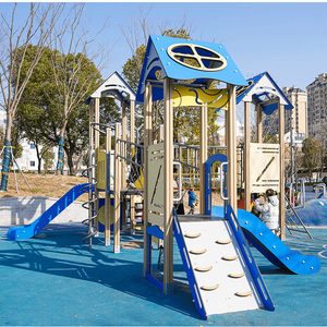 Ensemble d'équipements <span class=keywords><strong>de</strong></span> <span class=keywords><strong>jeux</strong></span> d'extérieur <span class=keywords><strong>pour</strong></span> enfants en HDPE et caoutchouc recyclé, <span class=keywords><strong>de</strong></span> qualité commerciale et économique, comparé au prix des équipements <span class=keywords><strong>de</strong></span> <span class=keywords><strong>jeux</strong></span> Kompan - Product Image 2