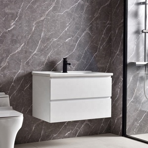 Mobile da Bagno Scanalato con Lavabo in Legno, Arredamento Bagno Direttamente dalla Fabbrica - Product Image 2