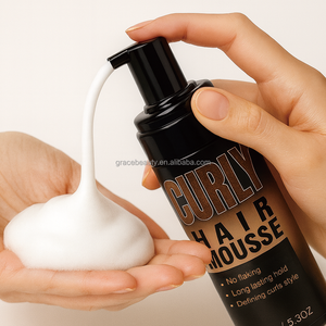La <span class=keywords><strong>Mousse</strong></span> arricciacapelli schiumogeno Anti crespo crea morbidi impacchi per capelli <span class=keywords><strong>Mousse</strong></span> per capelli ricci definisce riccioli - Product Image 6