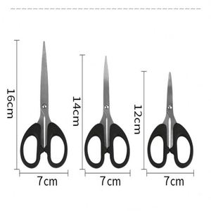 กรรไกรตัดกระดาษสำนักงานขนาดเล็กสแตนเลส 3 แพ็ค, กรรไกรงานฝีมือ - Product Image 2