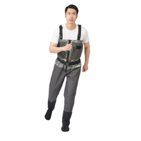 OEM Personnalisé Imperméable Stockingfoot Poitrine Wades Taille Respirant Wading Pantalon pour Extérieur Canard Chasse Pêche à la Mouche