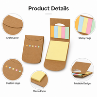 Combo de fournitures de réunion personnalisées : Blocs-notes adhésifs multi-pages amovibles pour bureau et entreprise – Direct Usine