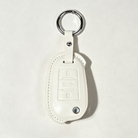Étui pour clé de voiture Peugeot 408 4008 308 3008 508 5008 2008, Housse de clé créative, Sac de protection en cuir grande capacité pour clé de voiture