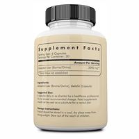 Capsules de foie de bœuf nourri à l'herbe, marque privée, lyophilisées, pour la santé des cheveux, de la peau et des ongles, soutien énergétique quotidien, supplément d'organes de bœuf halal