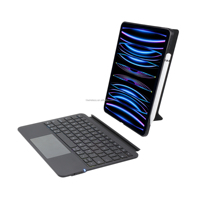 Nouveau clavier sans fil portable standard personnalisé de Chine, rétroéclairé RGB, avec pavé tactile, pour iPad Air 4/5 Pro 11 USB-C 12M