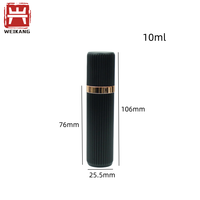 Atomiseur de parfum portable de luxe rechargeable, vaporisateur de poche à fine brume, flacon de voyage vide pour parfum, emballage personnalisé