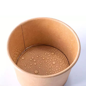 Gobelets alimentaires jetables en papier kraft 8oz 16oz, personnalisables, pour emporter, pour crème glacée, salade, soupe, boîte d'emballage, récipient à soupe personnalisé - Product Image 2