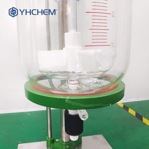 高温ラボ攪拌化学ジャケット付きガラス反応器新着 - Product Image 4