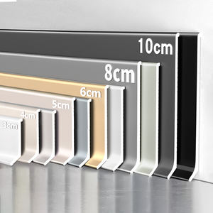 Plinthe décorative en alliage d'aluminium brossé moderne, étanche, de qualité supérieure, 2,5 m - Product Image 1