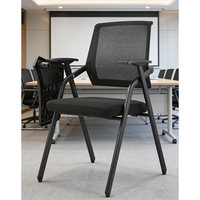 Chaises pliantes de bureau et d'école de haute qualité en gros, confortables, chaises de formation, chaises de conférence avec tablette d'écriture