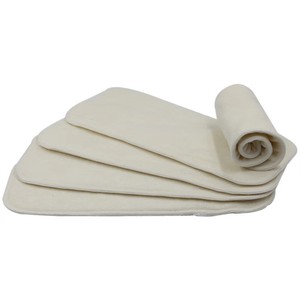 Inserciones de pañales reutilizables de rizo de bambú personalizadas de 4 capas, almohadillas de remojo para bebés absorbentes ecológicas, refuerzo suave - Product Image 5
