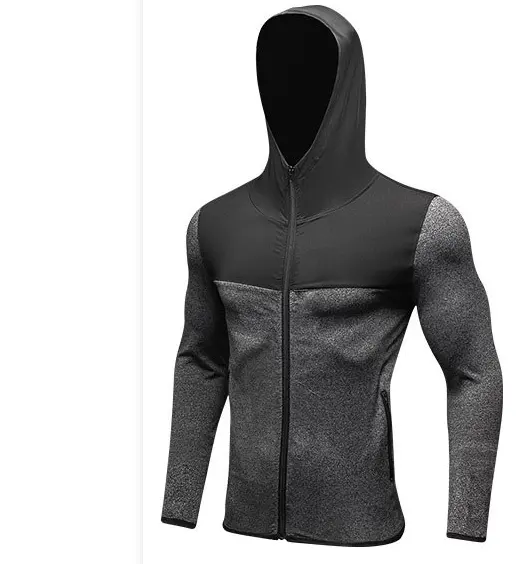 High Quality Men Tight Sports Training Fitness Compression Gym Coat