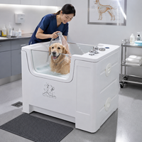 Station de lavage de chiens en libre-service pour stations-service, robuste et anti-rayures
