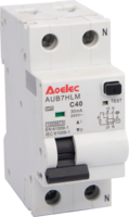 Disjoncteur différentiel électromagnétique (RCBO) 10kA 2P CN AUB7HLM