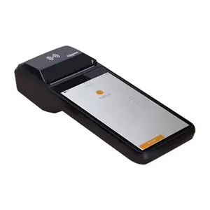 Huoran Printer Terminal Pos seluler Android Pos, Terminal Pos genggam nirkabel Wifi 4g layar sentuh 5 inci