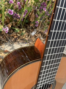 Aiersi consegnato professionale tutto solido cedro top <span class=keywords><strong>7</strong></span> <span class=keywords><strong>corde</strong></span> di nylon corda spagnolo chitarra classica per la vendita - Product Image 3