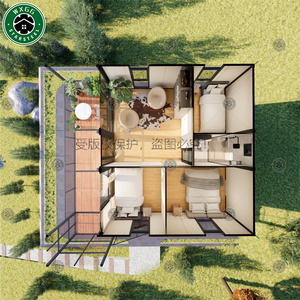 Casa Contenedor Modular con Estructura de Acero Resistente, Impermeable, de Alta Calidad, de 20 pies y 40 pies, de Ensamblaje Rápido y Estructura Expandible - Product Image 6