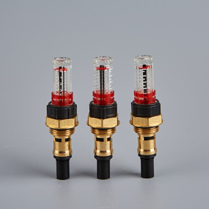 Débitmètre d'eau à section variable en laiton fileté avec jauge de niveau transparente pour système de chauffage - Product Image 3