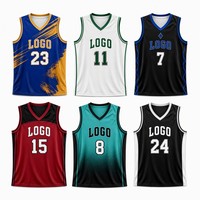 Maillot de basketball personnalisé Speed Line, sublimation OEM, sans manches, en polyester, tenue d'équipe, numéro et logo personnalisés, faible MOQ