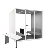 Cabines téléphoniques insonorisées pour bureau à domicile, cabines privées pour bureau, HECOR BOX, cabine acoustique pour réunions et interprétation, cabine médicale