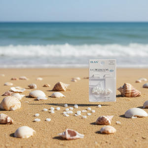 Perline di conchiglia Ilan da 6 mm, colore naturale, per creazione di gioielli fai da te, 10 pezzi - Product Image 2