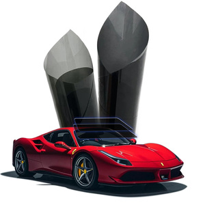 VLT68% リモートコントロールカーウィンドウフィルムサンプロテクトアンチスクラッチおよびカラーチェンジリムーバブルティントカーウィンドウ用接着剤 - Product Image 1