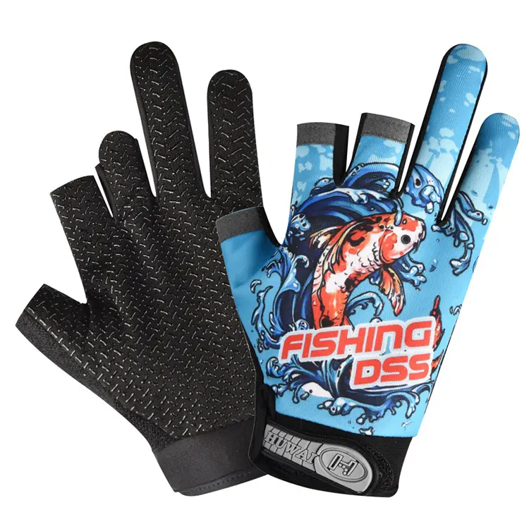 So-kolay sıkıştırma eldiven balıkçılık Sarung Tangan Guantes spor eldivenleri spor Fitness egzersiz eldiven Mitten Knuckle Guard