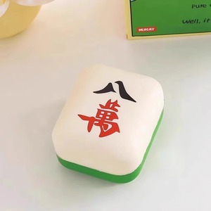 Jouet Squishy Premium en Forme de Tuiles de Mahjong, Jouet Anti-Stress Souple et Réaliste pour le Soulagement du Stress, Cadeaux de Fêtes et du Nouvel An - Product Image 2