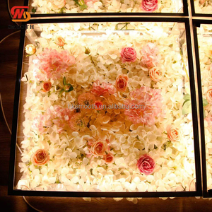 SMOOTH 3D Effect Tempered Glass Lighted Dance Floor Flowers Display Platform Wedding Party LED Stage - Product Image 5