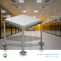 Panel Lantai Akses Terangkat Aluminium Solid 600x600mm Anti Statis ESD untuk Pusat Data, Ruang Server, Ruang Bersih, Pabrik