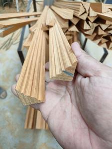 Accessoire moulure en bois pour meubles en teck, moulure pour les coins, décoration d'intérieur - Product Image 2