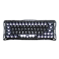 Clavier de jeu mécanique filaire GravaStar Mercury V60 Pro 60% avec déclenchement rapide à effet Hall 8K Polling et éclairage RGB Gasket