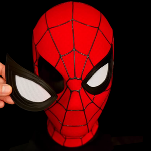 Máscara <span class=keywords><strong>de</strong></span> Spider-Man <span class=keywords><strong>de</strong></span> calidad cinematográfica personalizable, nueva, basada en la circunferencia <span class=keywords><strong>de</strong></span> la <span class=keywords><strong>cabeza</strong></span> - Product Image 2