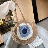 Sacs en rotin grand sac à main de luxe chinois mignon sacs à main pour femmes à la mode lettre sac de paille dame coquille faveur de mariage pochette thaïlande
