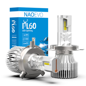 Lámparas LED PL60 H7 Canbus 120W 40000lm 12V HB3 9005 H11 H15 <span class=keywords><strong>Faro</strong></span> Luz Bombilla H4 para Auto Car Light 6000K H4 Led Headlight H7 X5 A3 - Product Image 4