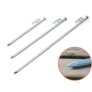 Estacas de Acero Inoxidable de Alta Resistencia para Tiendas de Campaña, Diámetro 40cm, Longitud para Exteriores, No Deformables, Venta al por Mayor - Product Image 1