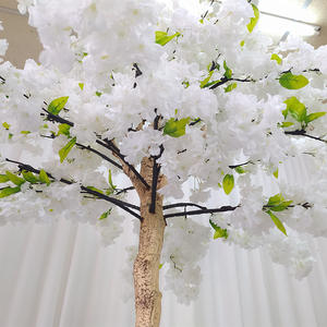 Venta caliente decoración de boda personalizada plantas verdes artificiales árbol de flor de cerezo blanco decoración de <span class=keywords><strong>interiores</strong></span> bonsái - Product Image 2
