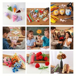 New 100-Piece 6mm Pipe Cleaners <b>for</b> DIY Art Projects & Decoration Craft Supplies - Product Image 6