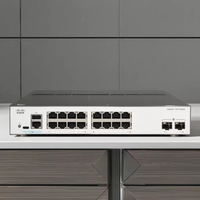 Switch Jaringan Gigabit Terkelola Seri C1200 Terbaru 24X1G Plus 4X1G SFP PoE Plus 195W Dapat Ditumpuk SNMP QoS C1200-24P-4G
