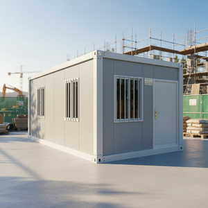 Casa Contenedor Modular de Lujo CE DDP de 20 pies/40 pies, Panel Sándwich de Acero Transpirable, Villa Rectangular Moderna, Desmontable, Prefabricada, para Camping - Product Image 5