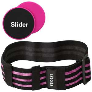 Fasce per il bottino di resistenza all'anca fasce per allenamento fasce di resistenza all'esercizio per gambe e glutei Fitness Sports - Product Image 4