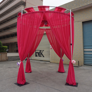 Portable adjustable <b>backdrop</b> kit aluminum pipe and drape for <b>party</b> decor - Product Image 1