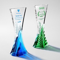 Trophée en porcelaine émaillée colorée, personnalisé, créatif, cristal haut de gamme, récompenses pour le personnel exceptionnel, activités commémoratives de retraite