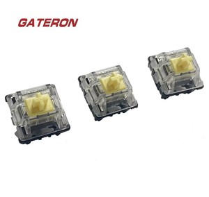 Interrupteurs mécaniques pour clavier de jeu <span class=keywords><strong>GATERON</strong></span>, interrupteurs optiques, argentés, blancs, rouges, bleus, jaunes, bruns, noirs - Product Image 3