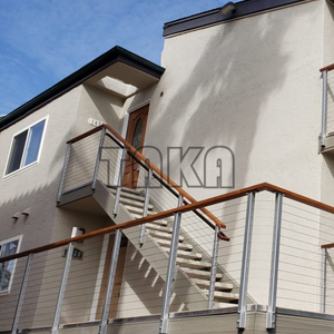 Vente en gros Porte d'entrée standard américaine DIY Installation facile Rampe de câble de <span class=keywords><strong>terrasse</strong></span> en acier inoxydable et rampe de pont - Product Image 3