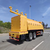 Véhicule de suppression de poussière pour mines en terrasse ouverte, diesel 6x4, à télécommande, avec canon à brouillard de 8-12m, moteur Euro, vente chaude