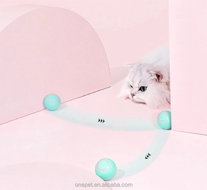 ลูกบอลไฟฟ้าม้วนอัตโนมัติสำหรับแมวของเล่นแมวสัตว์เลี้ยงอัจฉริยะของเล่นสำหรับแมวกระตุ้นการเล่นแมว - Product Image 6