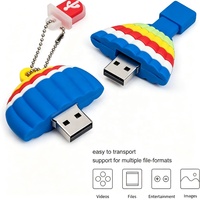 Clé USB Personnalisée avec Logo 2D 3D en PVC, Forme Montgolfière Turque, 4GB 8GB 16GB 32GB 64GB USB 2.0, Vente en Gros, Souvenir de Voyage, Cadeau